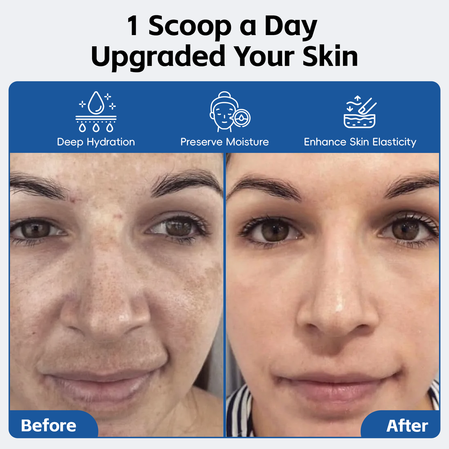 Hyaluronic Acid Powder, with Collagen Peptides