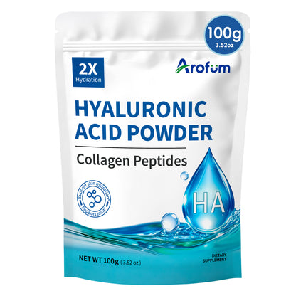 Hyaluronic Acid Powder, with Collagen Peptides
