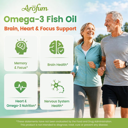 Omega 3 Fish Oil with DHA & Phosphatidylserine, 300 Mini Softgels