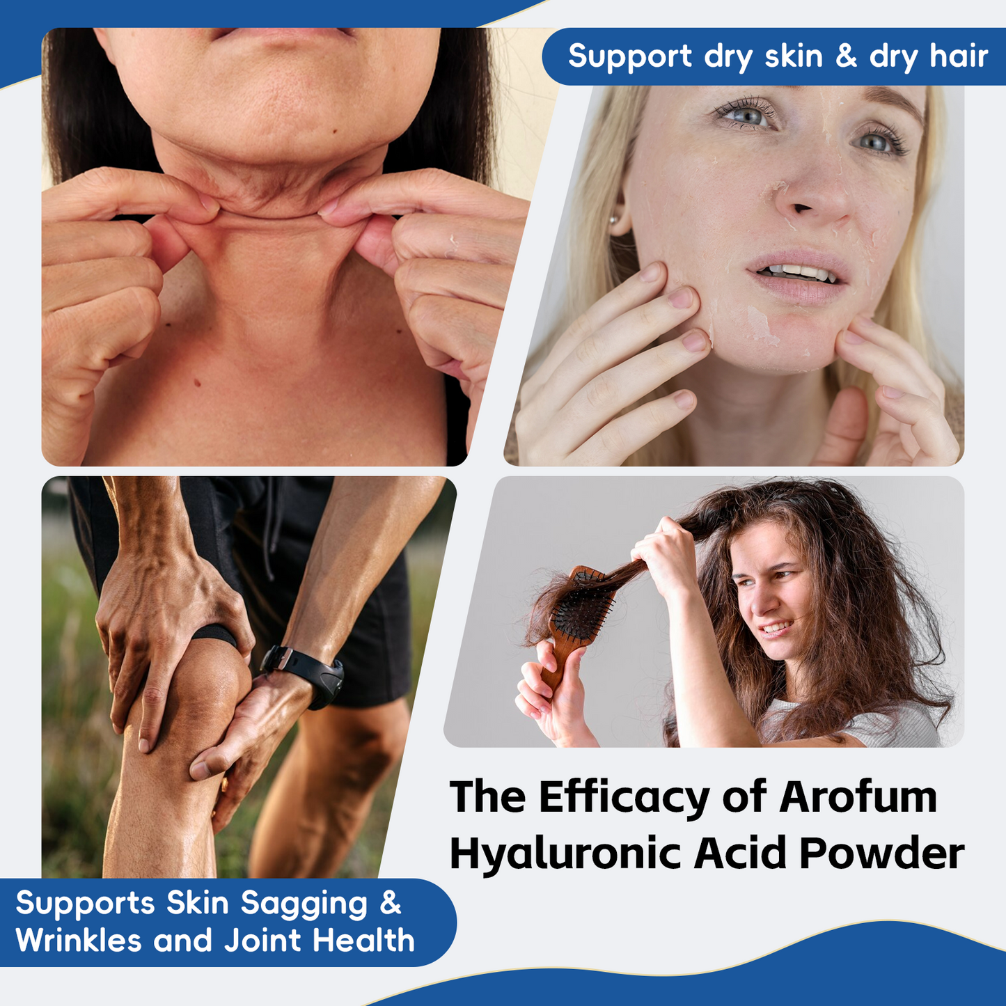 Hyaluronic Acid Powder, with Collagen Peptides