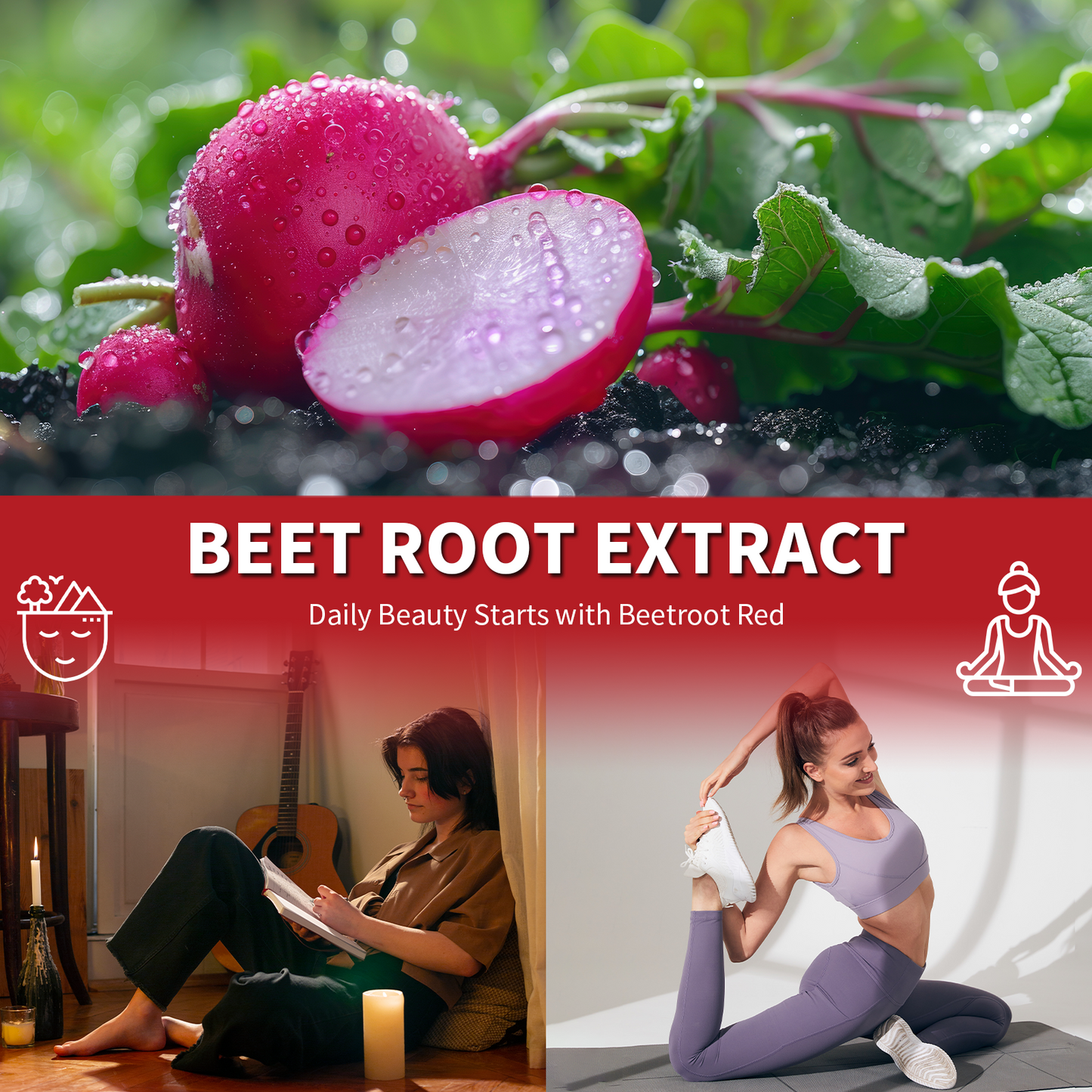 Saffron Supplements with Beet Root, Ashwagandha & Turmeric