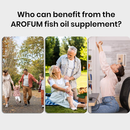 Omega 3 Fish Oil with CoQ10, 2200mg rTG Omega 3, 300 Softgels