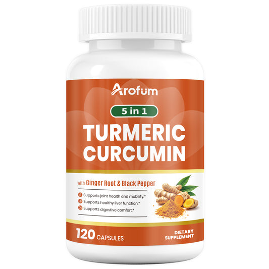 Turmeric Supplement with Ginger Root and BioPerine